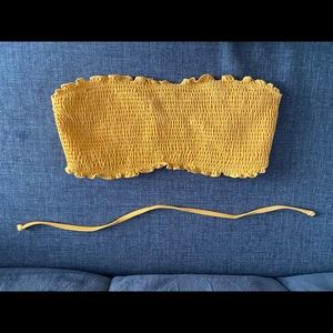 Hollister bando bikini top